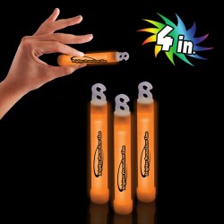 Orange 4" Premium Glow Sticks