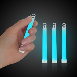 Aqua 4" Premium Glow Sticks