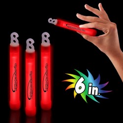 Red 6" Glow Sticks 