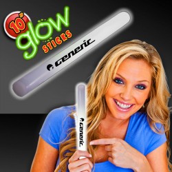 White 10" Glow Sticks 