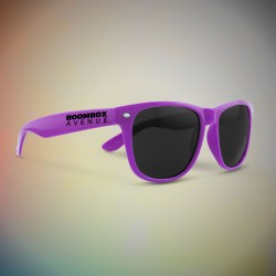Premium Purple Classic Retro Sunglasses 