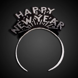 Happy New Year   Black & Silver Tiaras 