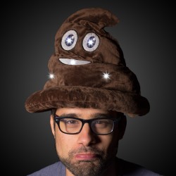 LED Poop Emojicon Hat 