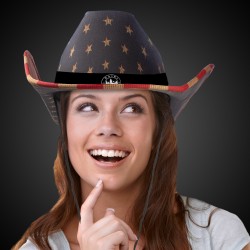 Vintage Patriotic Cowboy Hat