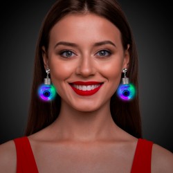 Jumbo Eyeball LED Clip-On Earrings