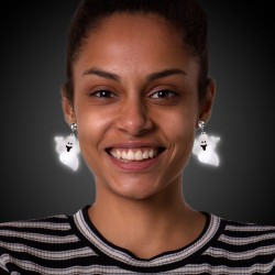 Jumbo Ghost LED Clip-On Earrings