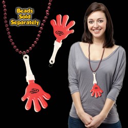 Red & White Hand Clappers w/ J - Hook