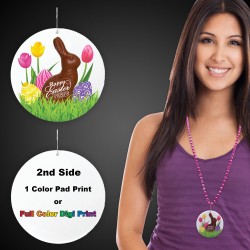 Easter Peeps Plastic Medallions2 1/2"