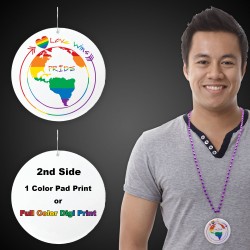 Pride Love Wins Medallion2 1/2"