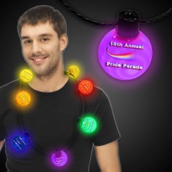 LED Ball Necklace - Variety of Colors Available 