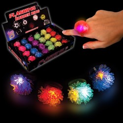 Porcupine Shaped LED Jelly Rings 