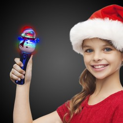 LED Snowman Spinner Wand 