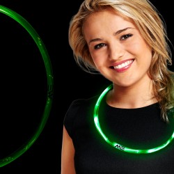 Green Neon LED Necklaces 