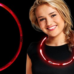 Red Neon LED Necklaces 