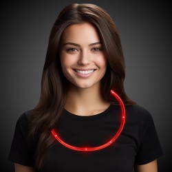 Red Neon LED Necklaces 