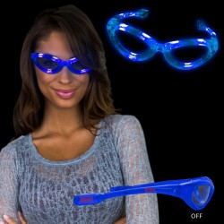 Blue LED Sunglasses 