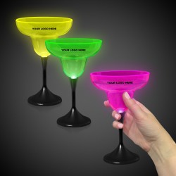 Neon LED 10oz Margarita Glasses 