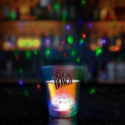 9 oz Light Up LED Disco Ball Rock Glass