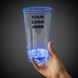 16oz Blue LED Pint Glass