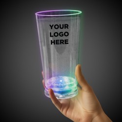 16oz Flashing Multi-Color LED Pint Glass 