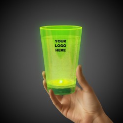 Green 12oz. Neon Plastic LED Tumbler