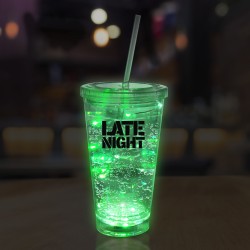 Green String Light 16oz LED Cup