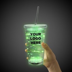 Green String Light 16oz LED Cup