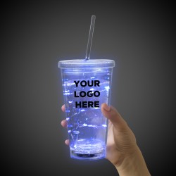 Blue String Light 16oz LED Cup