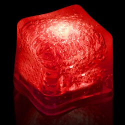 Blank RED Lited Ice Cubes 