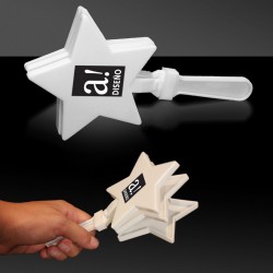 White Star Shape Hand Clappers