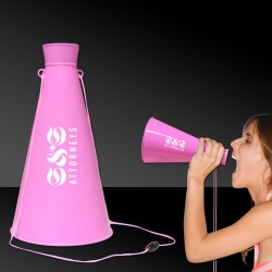 Pink Plastic Megaphones 
