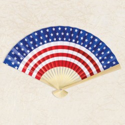 Patriotic Paper Fan