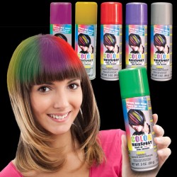 Colored hair Spray 