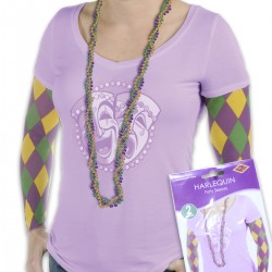 Mardi Gras Party Sleeves 