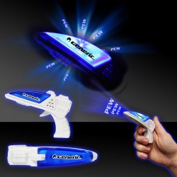 Mini 3 1/2 Inch Light Up Space Gun with Sound 
