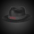 Imprinted Black Hat Band