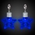 JLR060: Blue LED Star Earrings