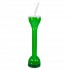 LIT1064: Transparent Green LED Yard Glass