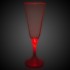 One glass, red color mode, blank, on