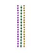 JLR090: Mardi Gras Disco Ball  - Purple, Gold, Green