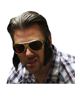 King Sunglass With Sideburns