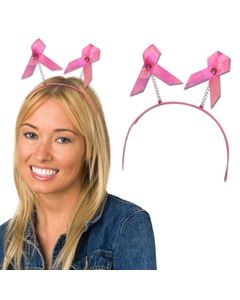 Pink Ribbon Head Boppers