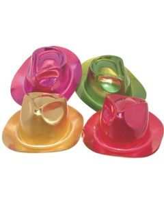 Assorted Color Metallic Fedoras