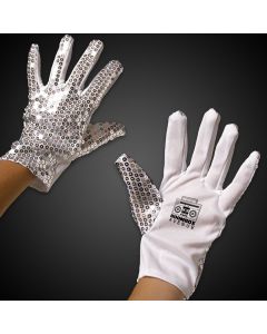Sequin Glove Left Hand