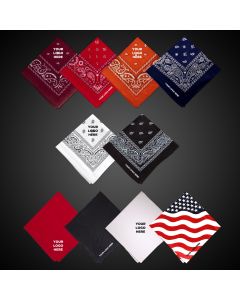 22" x 22" Cotton Bandanas