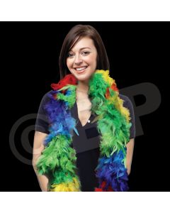 Rainbow Feather Boa