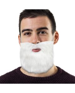 White Beard with Elastic Band
