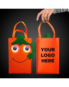 Pumpkin Light Up Trick or Treat Bag