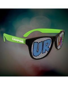 Custom Green Neon Billboard Sunglasses