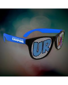 Custom Blue Neon Billboard Sunglasses
